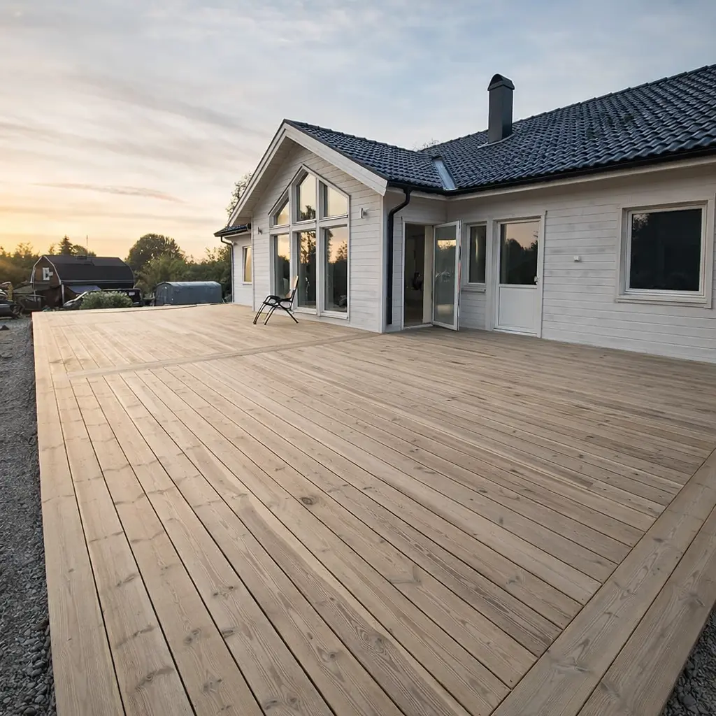 Altanbygge utfört av BRA Bygg & Tak